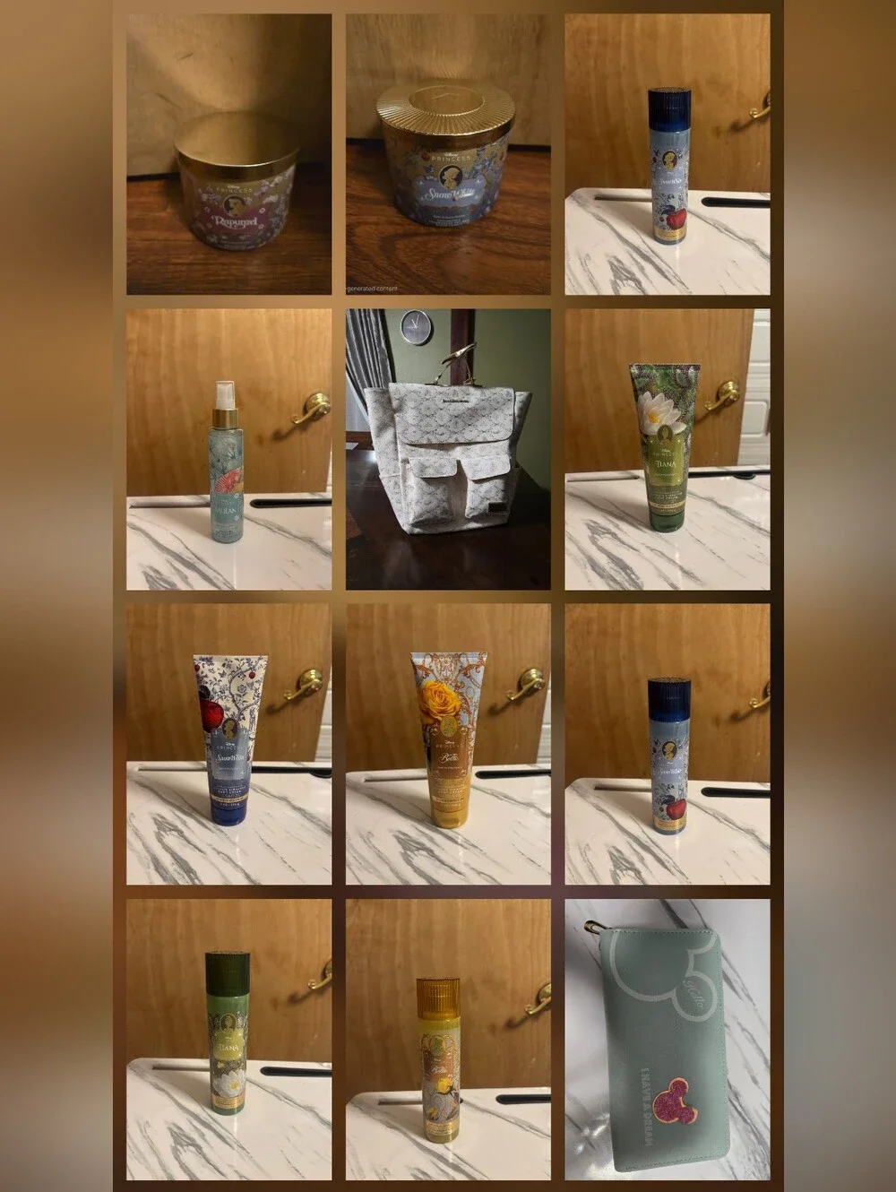Lot Of Assorted Disney Princess Items